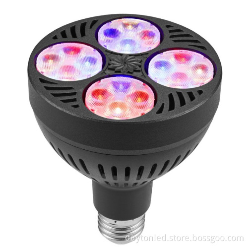 Professional Par30 LED Grow Light with Cooling Fan - Direct Factory Sale
